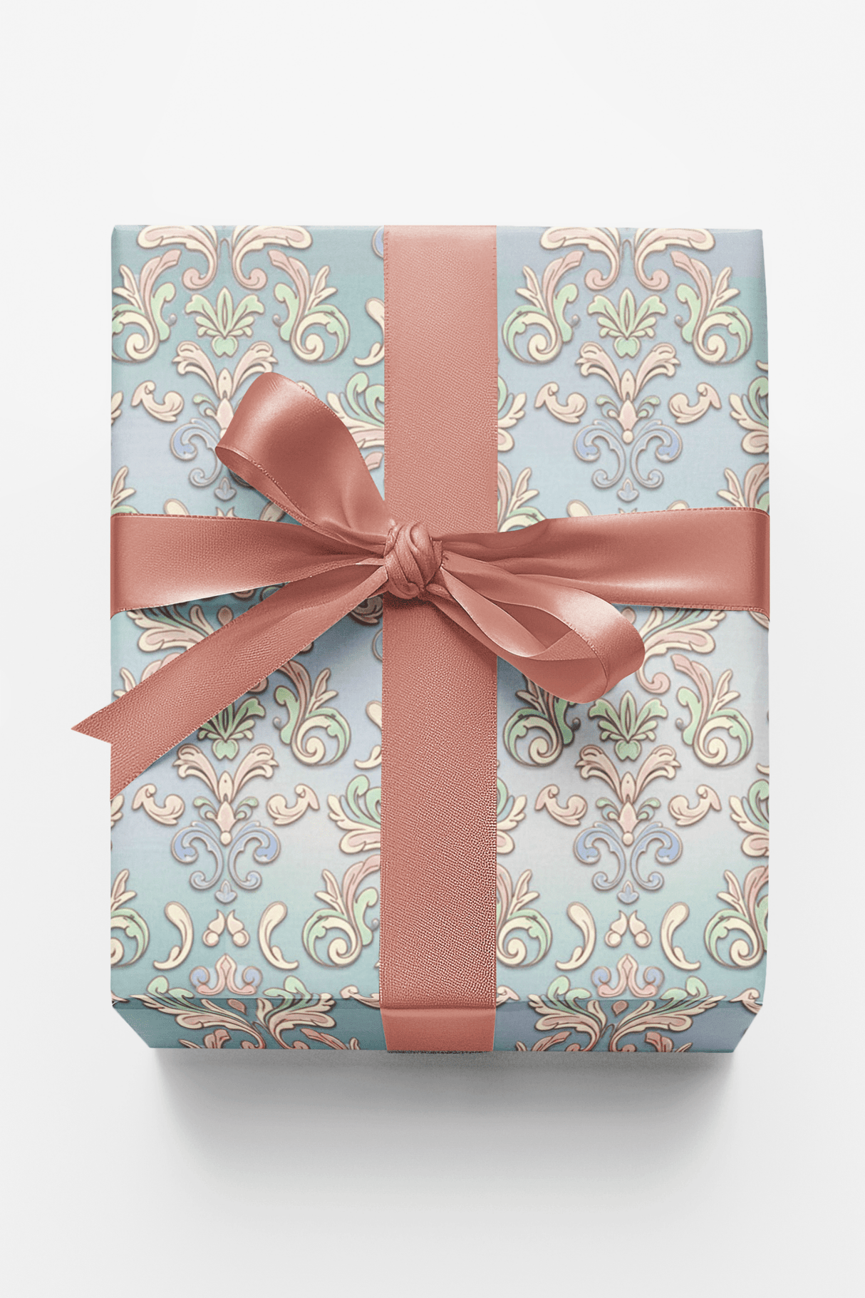Pastel Baroque: Powder Blue - London Penny Gift Wrap