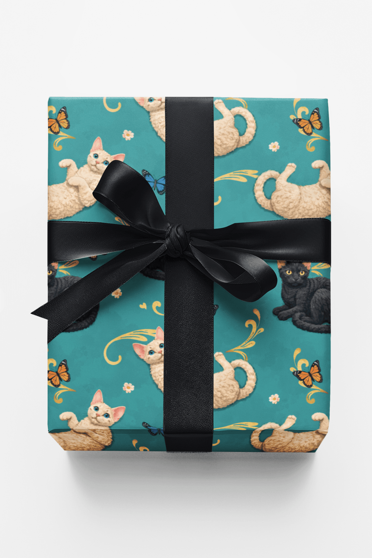 Devon Rex Whimsy - London Penny Gift Wrap