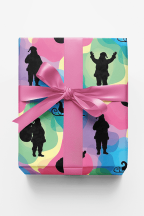 Holiday Silhouettes - London Penny Gift Wrap