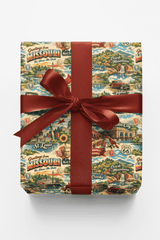 Missouri Postcard Memories - London Penny Gift Wrap