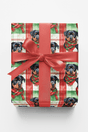 Rottweiler Plaid Parade - London Penny Gift Wrap