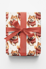 Sweater Run Shiba - London Penny Gift Wrap