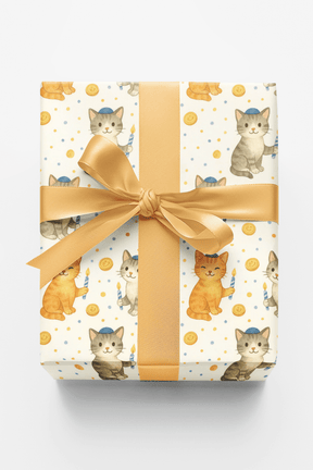 Hanukkah Critters - London Penny Gift Wrap