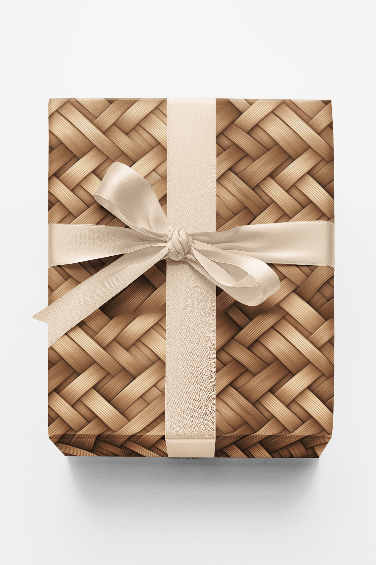 Rattan Weave - London Penny Gift Wrap