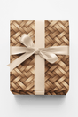 Rattan Weave - London Penny Gift Wrap