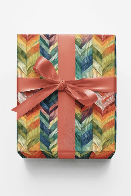 Herringbone Luxe - London Penny Gift Wrap