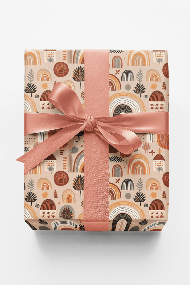 Scandi Sunshine - London Penny Gift Wrap