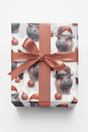 Jolly Hippo Christmas - London Penny Gift Wrap