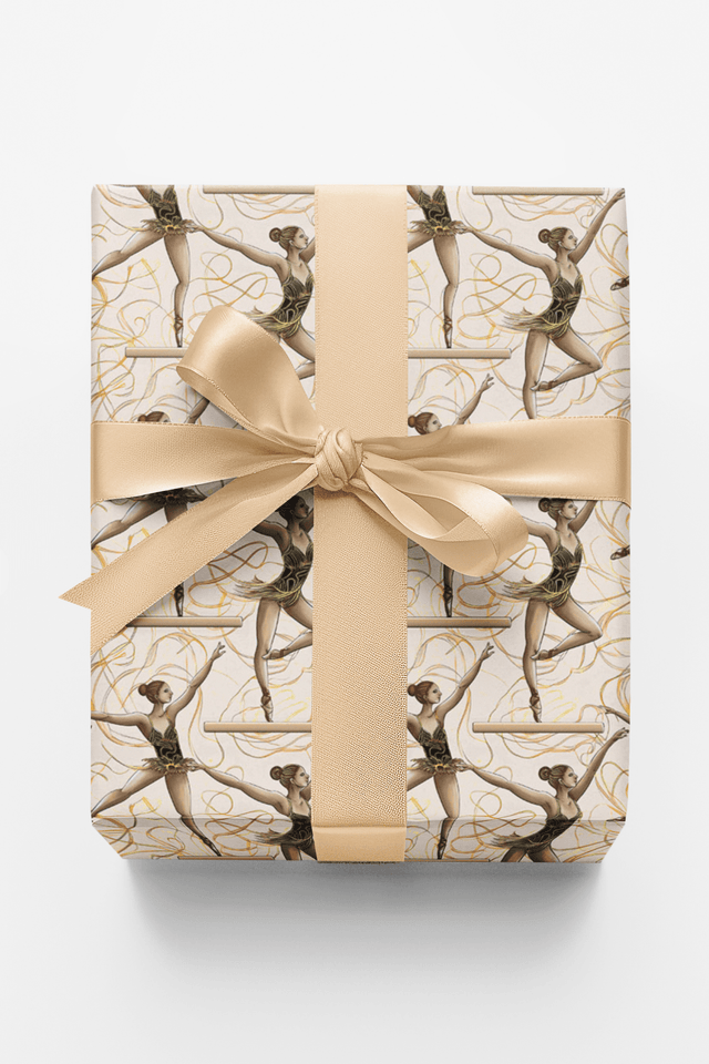 Balance Beam Elegance - London Penny Gift Wrap