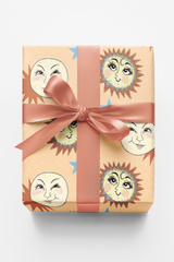Sun And Moon Fun Wrapping Paper | Michelle Gilsey | Artist Corner