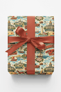 Connecticut Postcard Memories - London Penny Gift Wrap