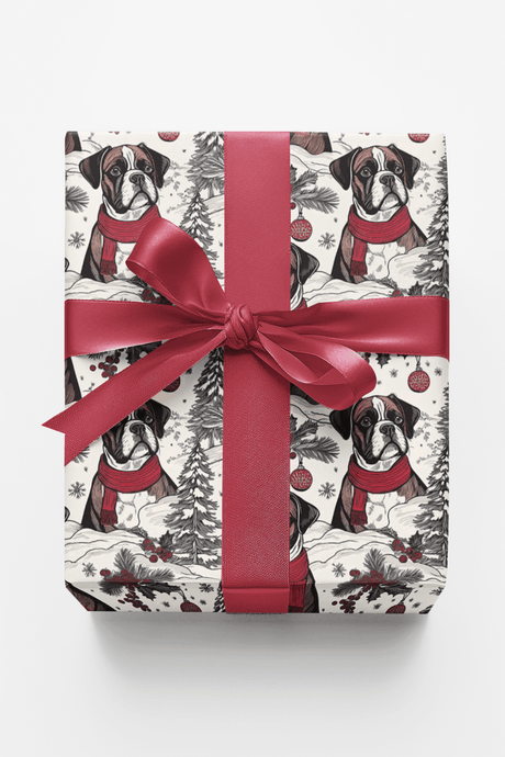 Boxer Classic Toile - London Penny Gift Wrap
