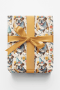 English Bulldog Garden Party - London Penny Gift Wrap