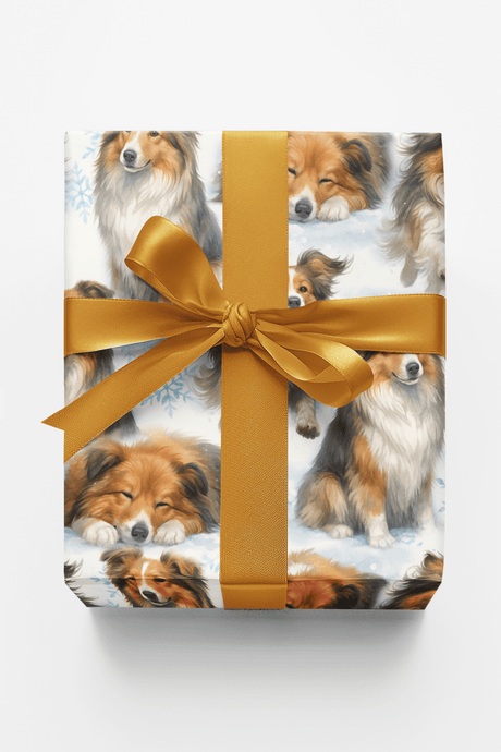 Velvet Steps, Christmas Light - London Penny Gift Wrap