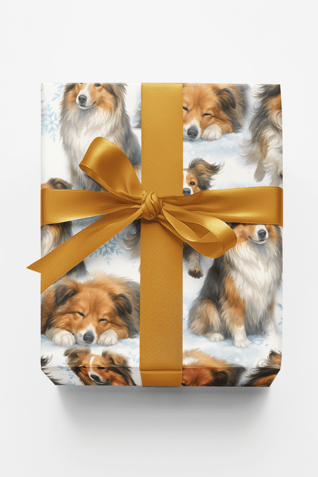 Velvet Steps, Christmas Light - London Penny Gift Wrap
