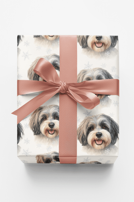 Tinsel Curls and Cozy Whirls - London Penny Gift Wrap