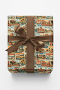 Oklahoma Postcard Memories - London Penny Gift Wrap