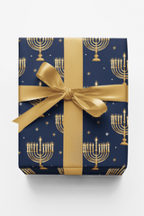 Menorah Glow - London Penny Gift Wrap