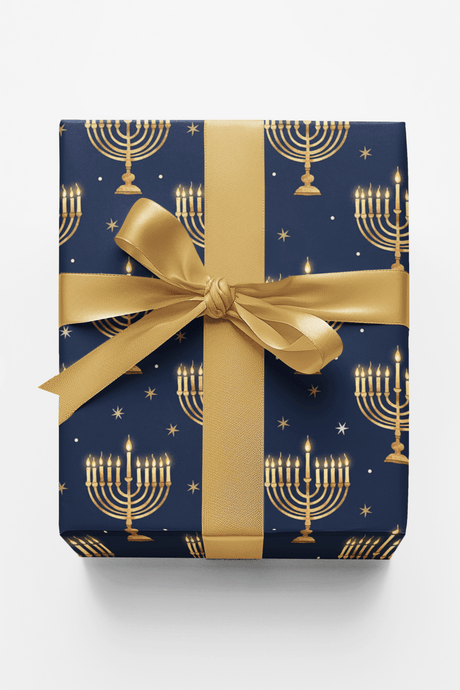 Menorah Glow - London Penny Gift Wrap