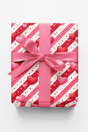 Candy Stripe Amour - London Penny Gift Wrap