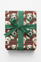 Great Pyrenees Plaid Parade - London Penny Gift Wrap