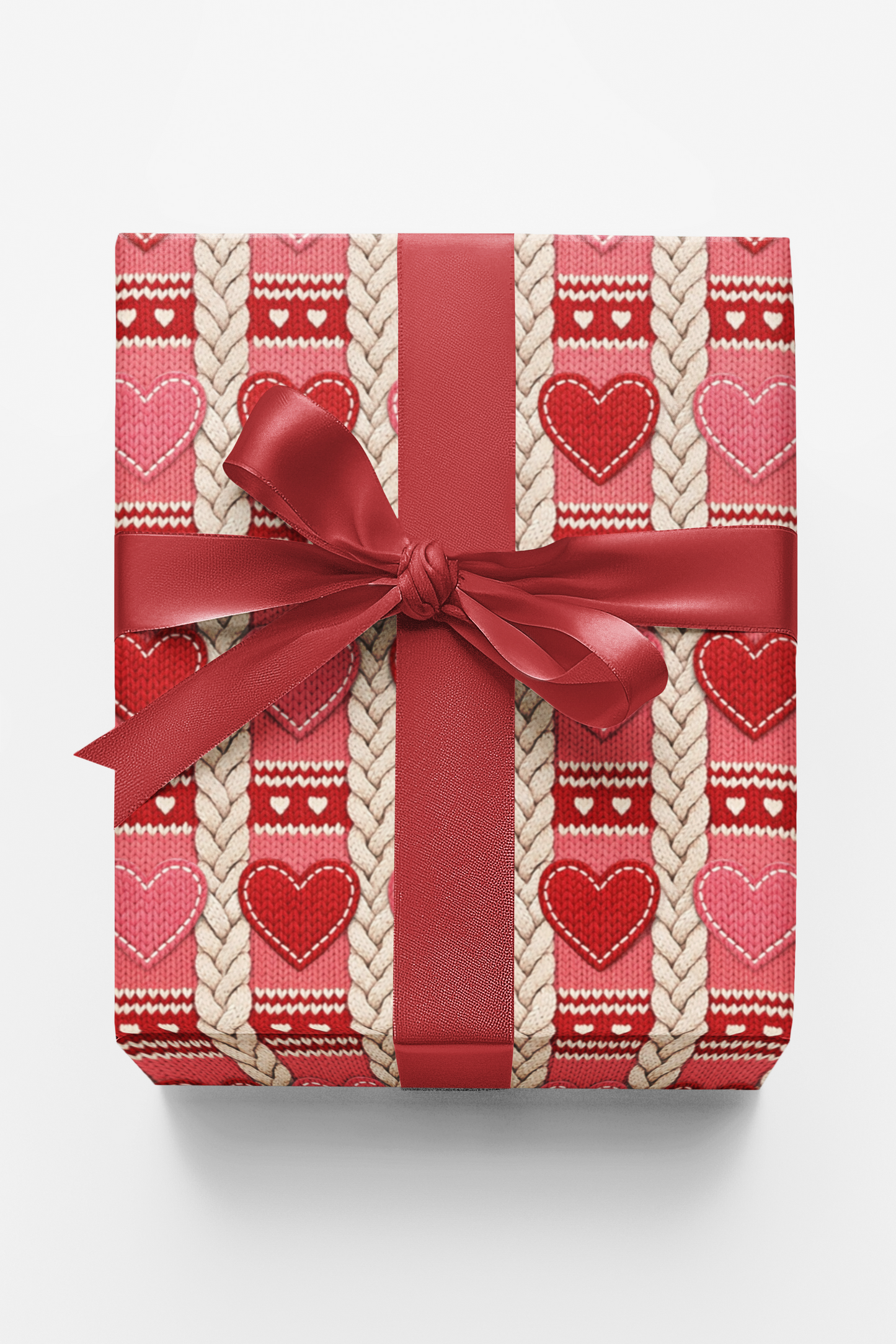 Cozy Knit Hearts