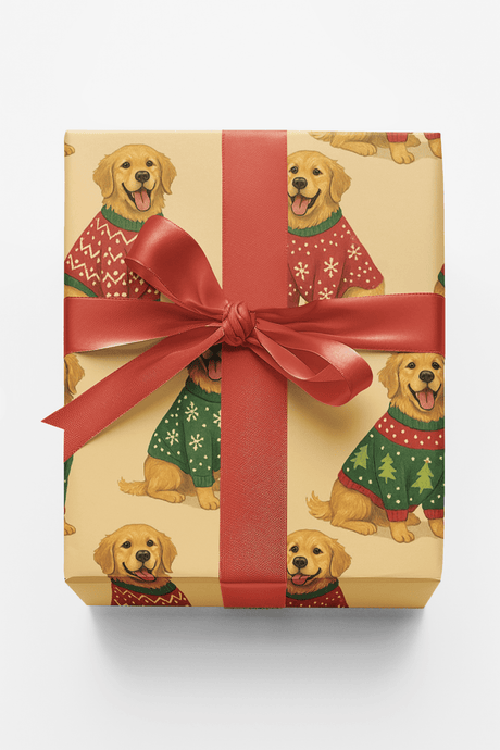 Golden Sweater Party - London Penny Gift Wrap