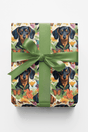 Dachshund Garden Party - London Penny Gift Wrap