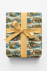 Minnesota Postcard Memories - London Penny Gift Wrap