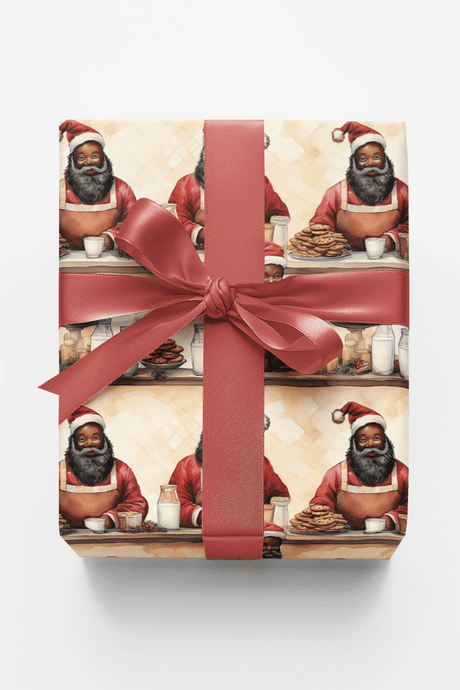 Santas Cookie Break - London Penny Gift Wrap