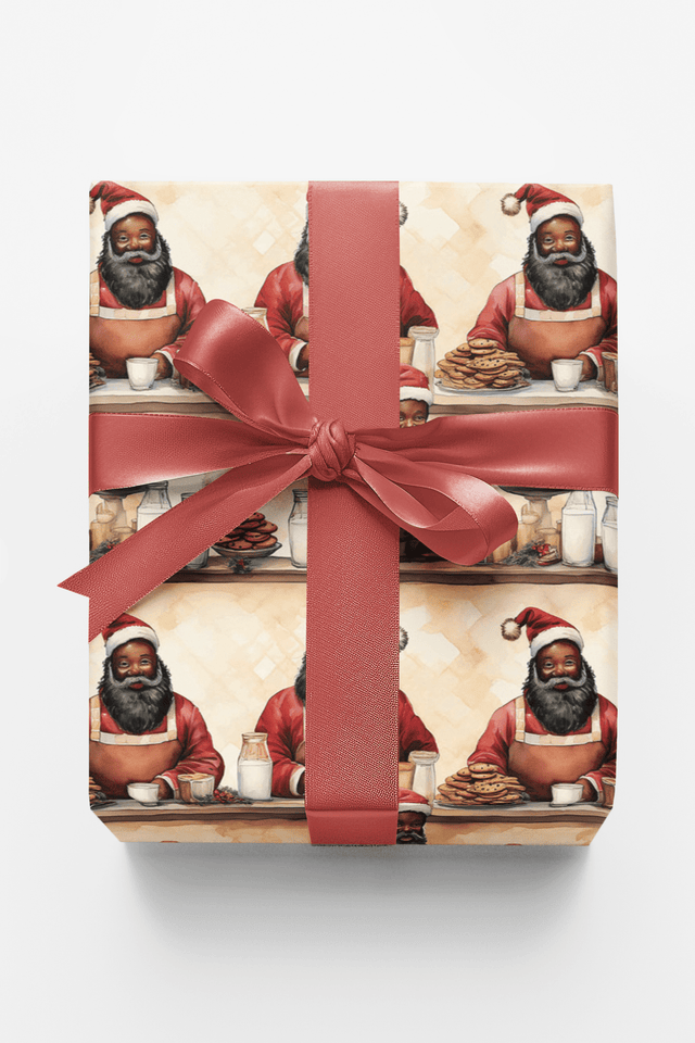 Santas Cookie Break - London Penny Gift Wrap