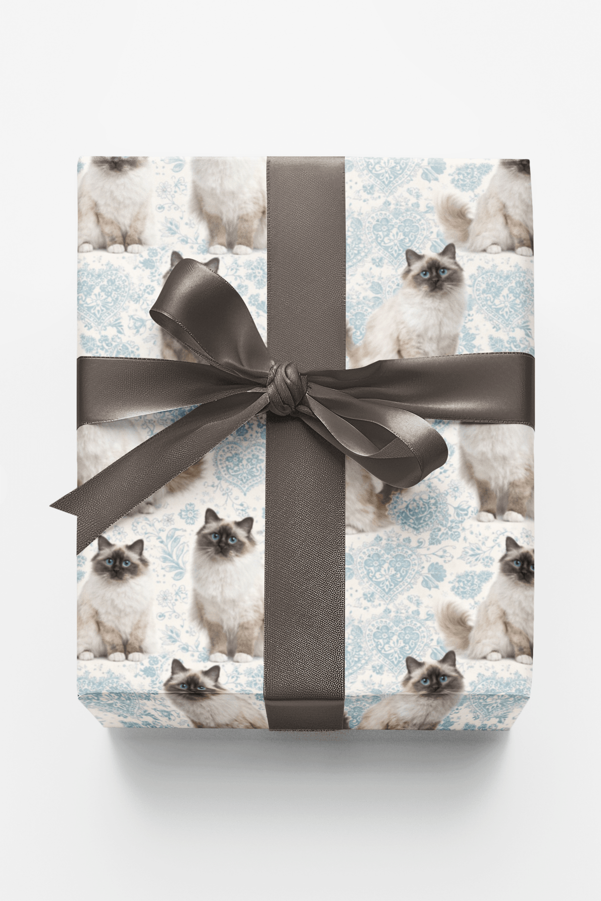 Birman Blue Elegance - London Penny Gift Wrap