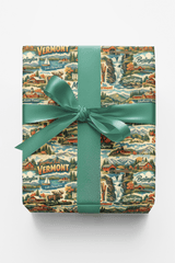 Vermont Postcard Memories - London Penny Gift Wrap