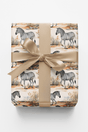 Serene Safari Stripes - London Penny Gift Wrap