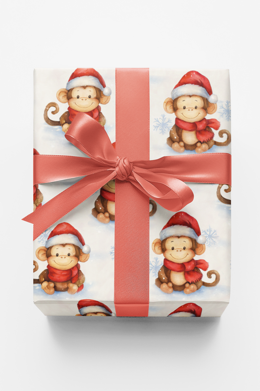 Festive Snowy Monkey