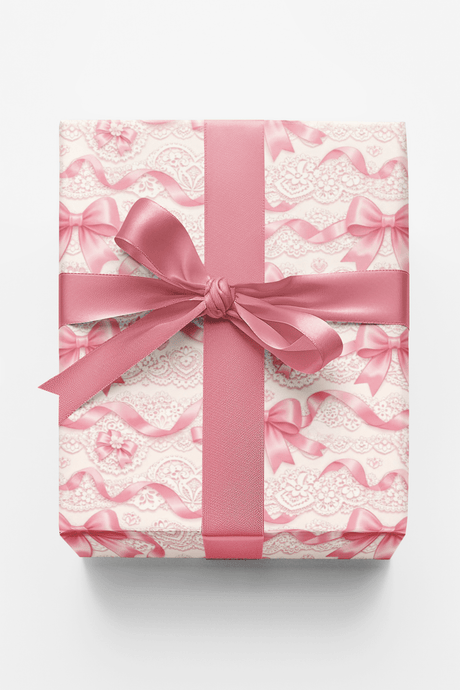 Lace & Ribbon Romance - London Penny Gift Wrap