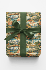 Montana Postcard Memories - London Penny Gift Wrap