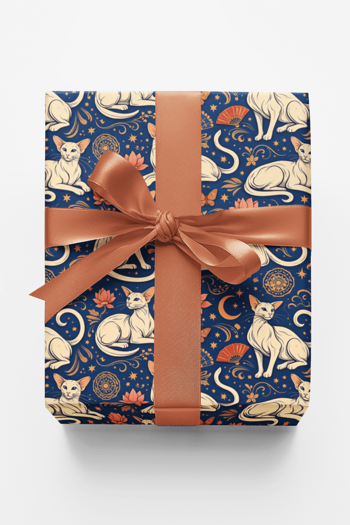Oriental Shorthair Lines - London Penny Gift Wrap