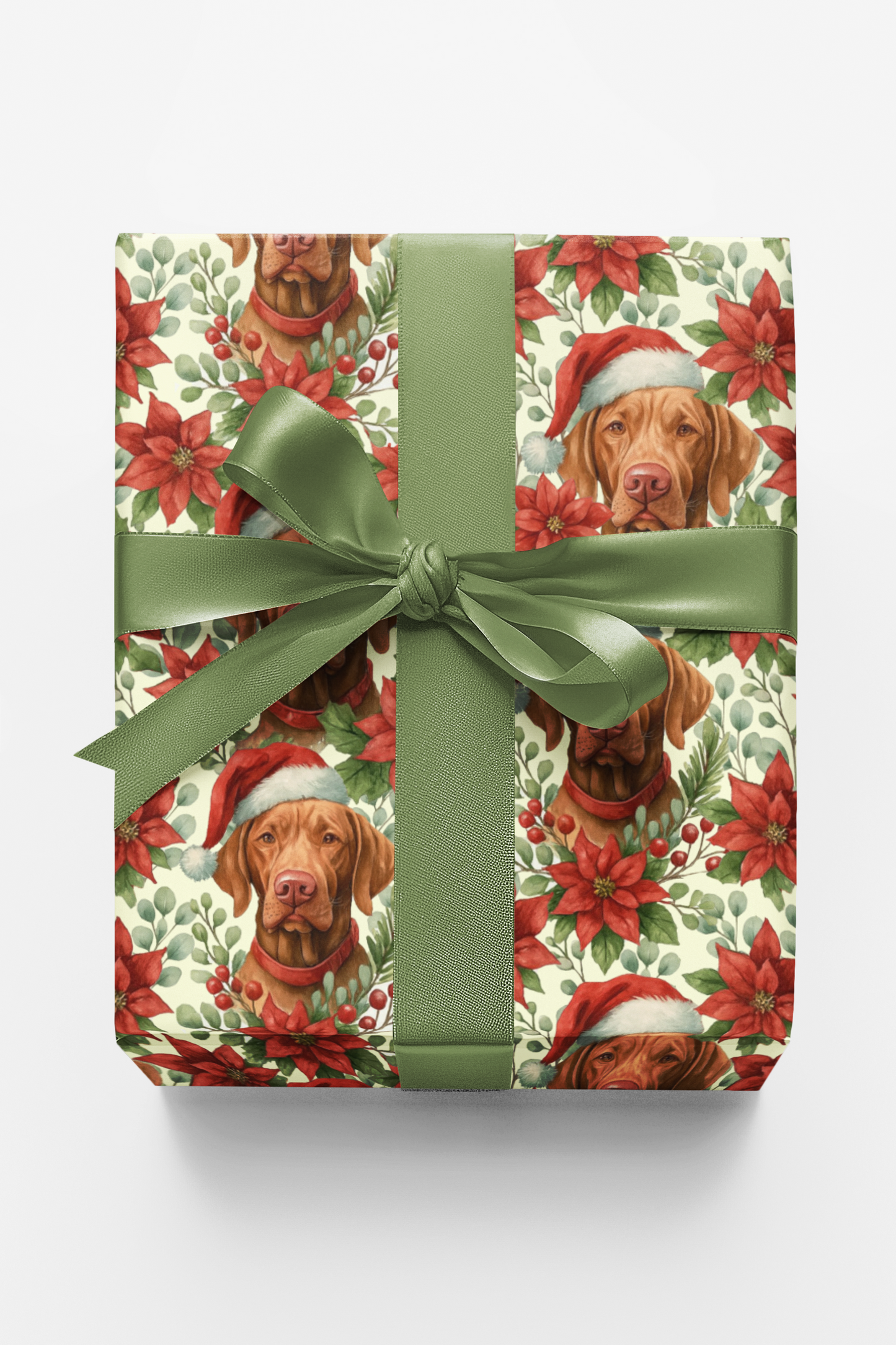 Rust Red and Ribboned Joy Wrapping Paper