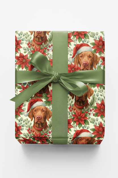 Rust Red and Ribboned Joy Wrapping Paper