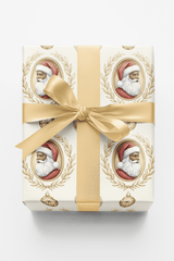 Santa Cameos - London Penny Gift Wrap