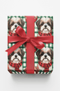Shih Tzu Plaid Parade - London Penny Gift Wrap