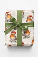 Winterberry Robins - London Penny Gift Wrap