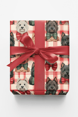 Scottish Terrier Plaid Parade - London Penny Gift Wrap