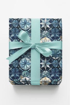 Interlaced Stars - London Penny Gift Wrap