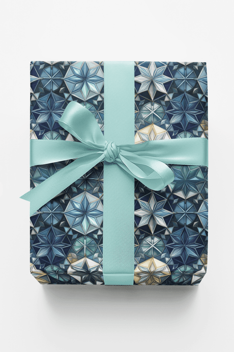 Interlaced Stars - London Penny Gift Wrap