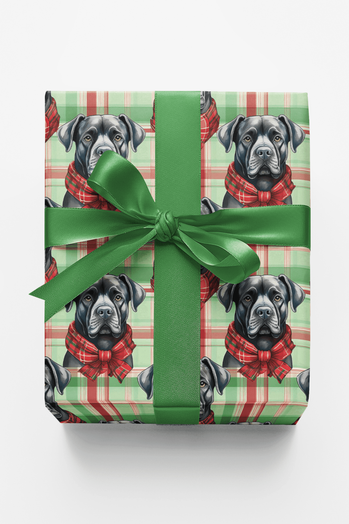 Cane Corso Plaid Parade - London Penny Gift Wrap