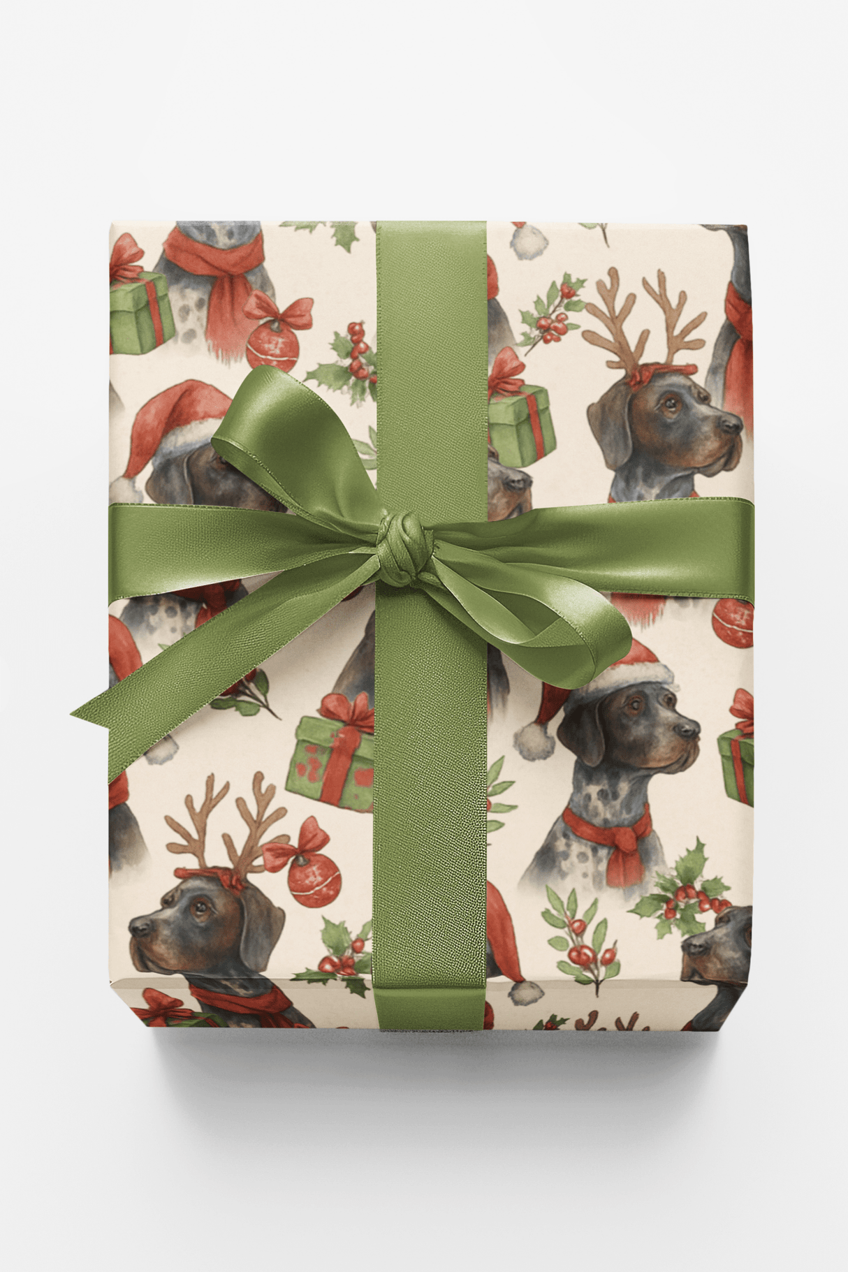 Mistletoe & Pointer Toes - London Penny Gift Wrap