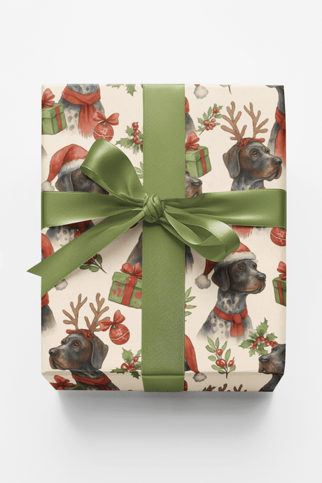 Mistletoe & Pointer Toes - London Penny Gift Wrap