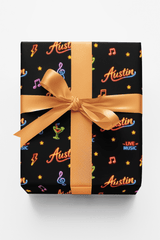 Austin Live Music Legends - London Penny Gift Wrap